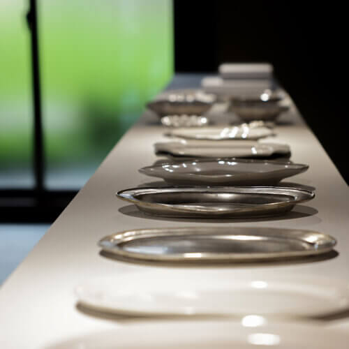 ひがし茶屋街の裏路地にひっそり佇む 端田敏也さんの器のお店「ゆたふ